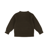 Denn Merino Wool Sweater | Terrier - Dark Olive