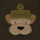 Denn Merino Wool Sweater | Terrier - Dark Olive