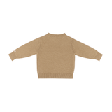 Denn Merino Wool Sweater | Christmas Bear - Latte Melange