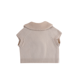 Donsje Nannie Merino Wool Waistcoat Soft Sand