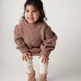 Donsje Niena Merino Wool Sweater Plum Melange