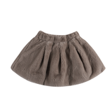 Isabelle Skirt Dark Taupe Teddy