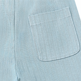 Cyriel Shorts Steel Blue Striped