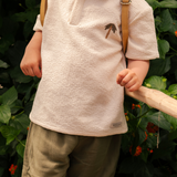 Wouti Shirt - Palm Tree - Warm White