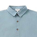 Qrammie Shirt Steel Blue Striped