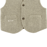 Maurtis Merino Wool Gilet - Light Grey Melange
