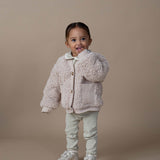 Olaan Cardigan - Soft Taupe Teddy