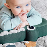 Tummy time activity toy | Croco - Green