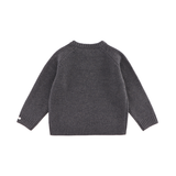 Fionn Merino Wool Sweater - Cloudy Grey Melange
