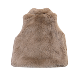 Roswita Gilet - Taupe Teddy