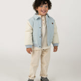 Zemmie Denim Jacket - Bear - Ice Blue