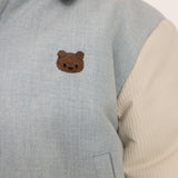 Zemmie Denim Jacket - Bear - Ice Blue