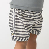Kaatio Shorts - Blue Marine - White Striped