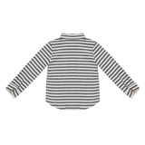 Leom Shirt - Blue Marine - White Striped