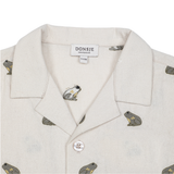 Deccie Shirt - Frogs - Warm White