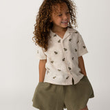 Deccie Shirt - Frogs - Warm White