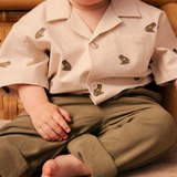 Deccie Shirt - Frogs - Warm White