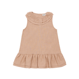 Michelle Linen Dress - Cloudy Rose