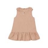 Michelle Linen Dress - Cloudy Rose