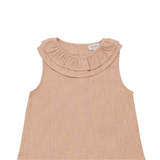 Michelle Linen Dress - Cloudy Rose