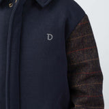 Alaric Bomber Jacket - Navy Blue