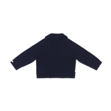 Kwinten Merino Wool Cardigan | Polar Bears - Navy Blue