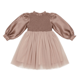 Janice Dress - Rose Brown