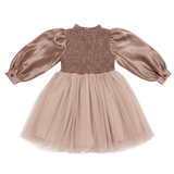 Janice Dress - Rose Brown