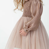 Janice Dress - Rose Brown