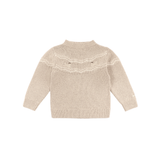 Yohana Merino Wool Sweater | Arctic Hares - Lavender Brown Melange
