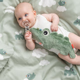 Sensory rattle w/teether | Birdee - Blue