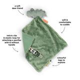Comfort blanket | Croco - Green