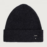 Knitted Beanie Nearly Black Melange