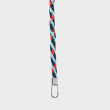 The New Kumihimo Strap Key Blue & Red Alert