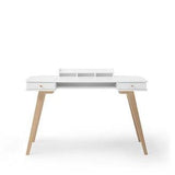 Wood Desk 72,6 cm, white/oak