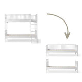 Seaside Conversion kit Classic bunk bed to 1 bed and 1 day bed