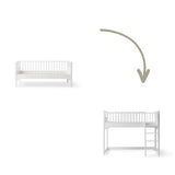 Seaside Conversion kit Classic junior day bed to Junior low loft bed