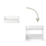 Seaside Conversion kit Classic junior day bed/low loft bed to Loft bed