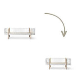 Wood Conversion kit Original day bed to junior day bed