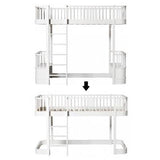 Wood Conversion kit Original loft bed to low loft bed 138 cm, white