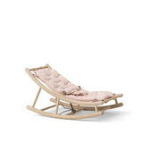 Wood Baby & toddler rocker, oak/rose