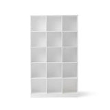 Wood Shelving unit 3x5 vertical w. base
