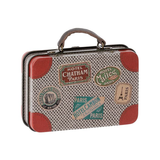 Suitcase. Metal - Grey Travel