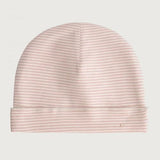 Baby Beanie | Faded Pink - Cream