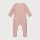 Newborn Suit with Snaps Faded Pink