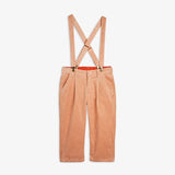 Clover Emb Corduroy Suspender Trousers