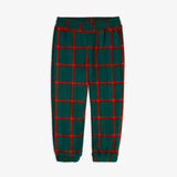 Plaid Aop Fleece Trousers