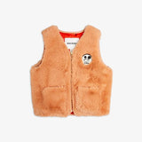 Ritzratz Patch Faux Fur Vest