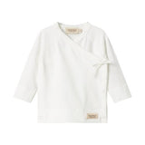 Tut Wrap LS - Modal Pointelle - Gentle White