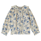 Bow Collar Orchid Blouse - Orchid Bleu